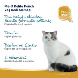 Me-O Tahılsız Tuna Ve Palamut Balıklı Yaş Kedi Maması 70 GR - 4