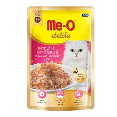 Me-O Tahılsız Tuna Ve Palamut Balıklı Yaş Kedi Maması 70 GR - 1