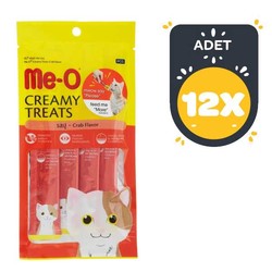 Me-O Tahılsız Yengeç Etli Kremalı Kedi Ödülü 4 x 15 GR x 12 Adet