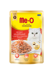 Me-O Tahılsız Yengeç Etli Tuna Balıklı Yaş Kedi Maması 70 GR