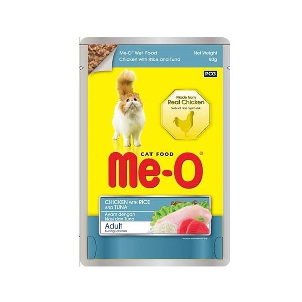 ME-O Tavuk Pirinç ve Ton Balıklı Pouch Kedi Yaş Maması 80gr - 2