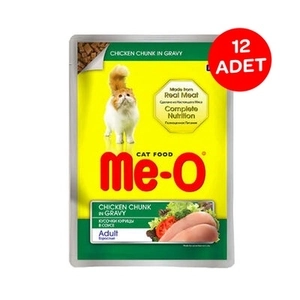 Me-O Tavuklu Kedi Yaş Maması 80 Gr X 12 Adet
