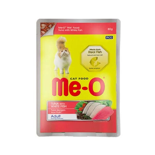 Me-O  Ton Balık&Alabalık Kedi Yaş Maması  80 Gr - 1