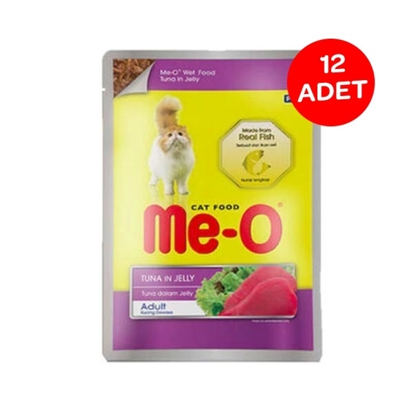 Me-O Ton Balıklı Kedi Yaş Maması 80 Gr X 12 Adet - 1