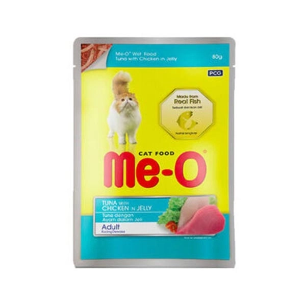 Me-O  Ton Balık&Tavuk Kedi Yaş Maması 80 Gr - 1