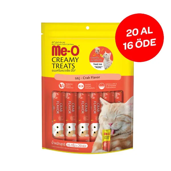 Meo Tahılsız Yengeçli Ve Ton Balıklı Kedi Ödülü 16 X 15 GR +  4 ADET HEDİYELİ - 1