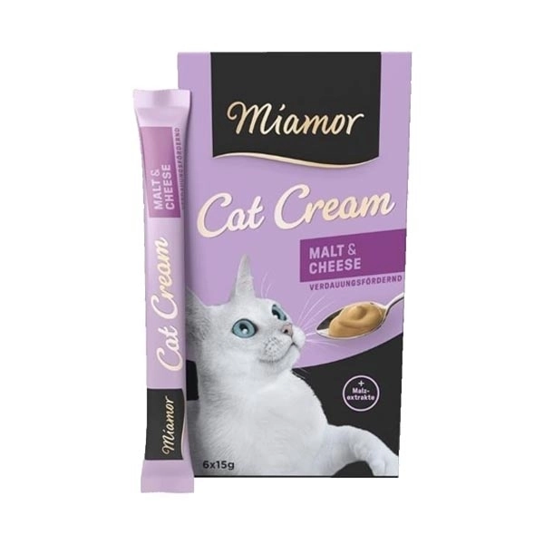 Mıamor Cream Malt -Peynir Kedi Ödülü 6X15 g - 1
