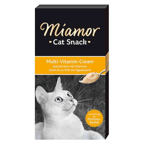 Miamor Cream Multi Vitamin Kedi Ödülü 6x15 G - 1