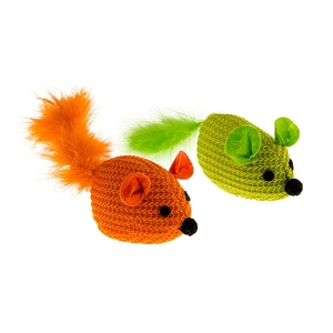 Ferplast Pa 5414 Mouse Plumed Kedi Oyuncağı 2 Adet