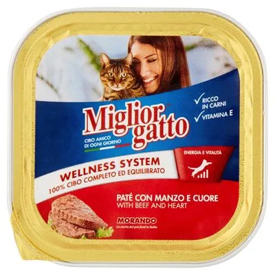 Miglior Gatto Biftek Ve Yürek Kedi Konservesi 100 Gr - 1