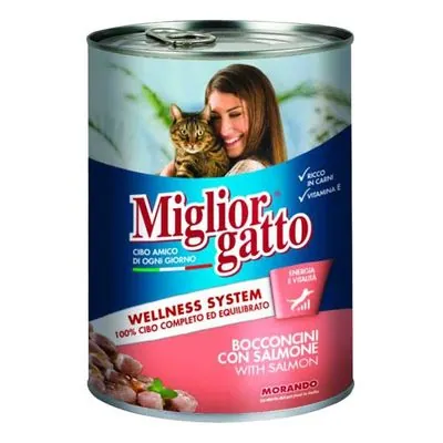 Miglior Gatto Somon Balıklı Kedi Konservesi 405 GR - 1