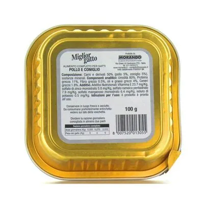 Miglior Gatto Tavuk Ve Tavşanlı Kedi Konservesi 100 Gr - 4