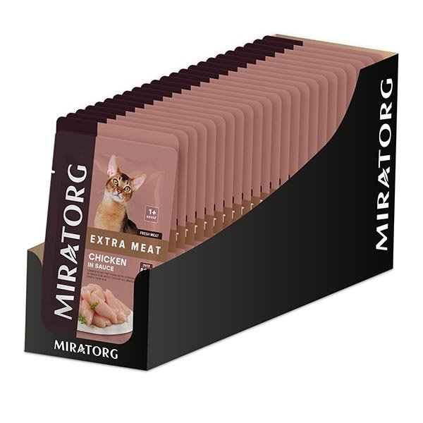 Miratorg Adult Gravy Tavuk Etli Kedi Yaş Maması 80 gr x 24 Adet - 5