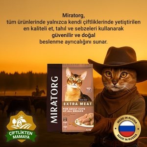 Miratorg Extra Meat Adult Tavuk Etli Yetişkin Kedi Maması 2,1 Kg - 6