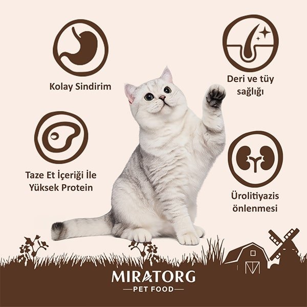 Miratorg Extra Meat Adult Tavuk Etli Yetişkin Kedi Maması 2,1 Kg - 5