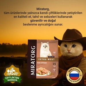 Miratorg Extra Meat Kitten Tavuk Etli Yavru Kedi Maması 1.5 kg - 5
