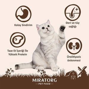 Miratorg Extra Meat Kitten Tavuk Etli Yavru Kedi Maması 1.5 kg - 4