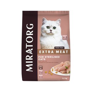 Miratorg Extra Meat Sterilised Tavuk Etli Kısırlaştırılmış Kedi Maması 2,1 Kg - 2