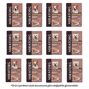 Miratorg Karışık Köpek Yaş Maması 85 gr X 12 Adet