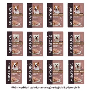 Miratorg Karışık Köpek Yaş Maması 85 gr X 12 Adet