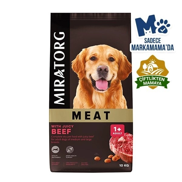 Miratorg Sığır Etli Orta ve Büyük Irk Yetişkin Köpek Maması 10 Kg - 1