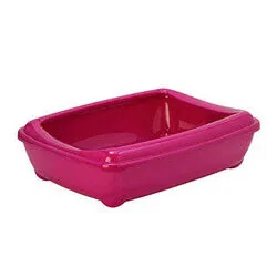 Moderna Aristo Açık Kedi Tuvalet Kabı 42 CM- Pembe - 1
