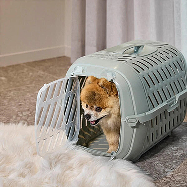 Moderna Aventro Kedi Köpek Taşıma Çantası 49 x 34 x 32 cm (Açık Gri) - 3