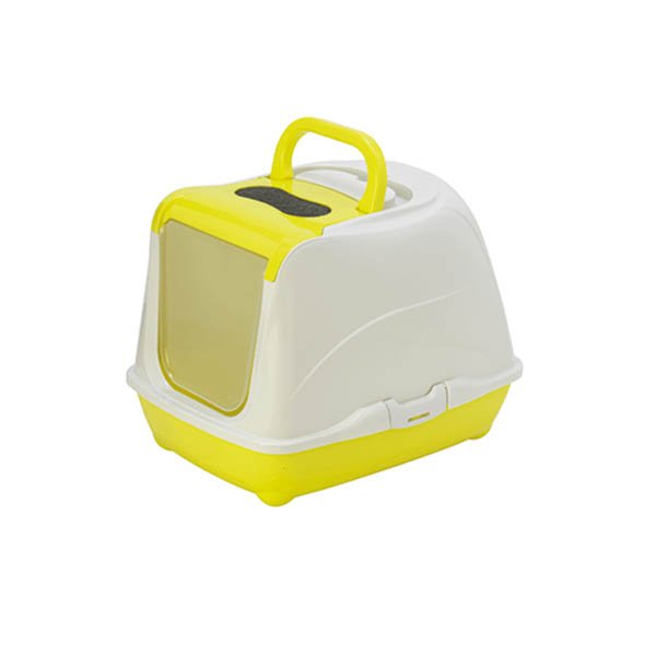 Moderna Flip Kapalı Kedi Tuvaleti Sarı - 50CM - 1