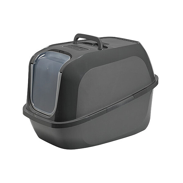 Moderna Mega Deluxe Kapalı Kedi Tuvaleti - Gri / Koyu Gri 65,8x48,6x45,8 cm - 1