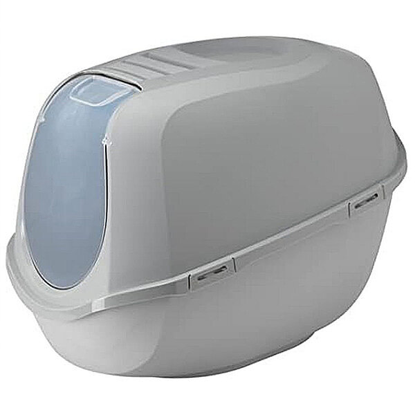 Moderna Mega Smart Kapalı Kedi Tuvaleti 65 x 48,5 x 46 cm (Titanyum Gri)