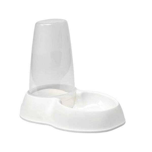 Moderna Sensiflo Hazneli Kedi ve Köpek Mama ve Su Kabı Beyaz 1,5 Lt - 1