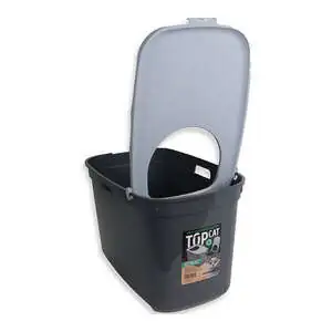 ​Moderna Top Cat Kedi Tuvaleti Gri/Koyu Gri 59 cm - 2
