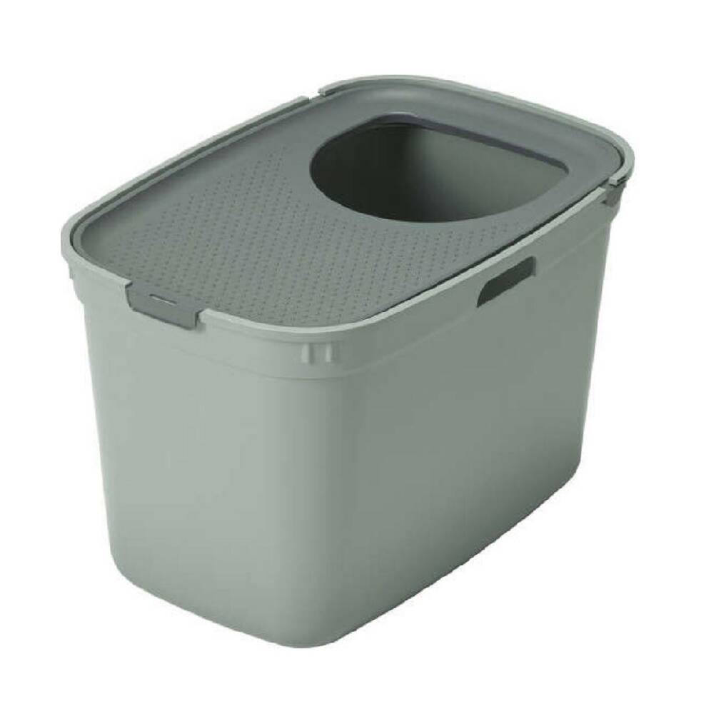 Moderna Top Cat Kedi Tuvaleti Gri/ Yeşil 59 cm - 1