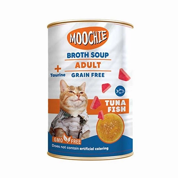 Moochie Et Suyu İçerisinde Ton Balıklı Çorba Yetişkin Kedi Ödülü 135ml - 1