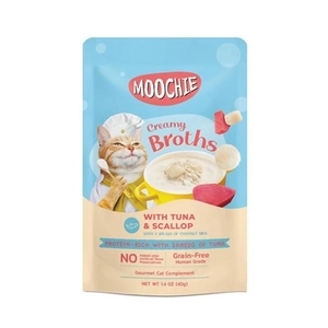 Moochie Ton Balıklı Deniz Taraklı Tahılsız Kedi Çorbası 40gr