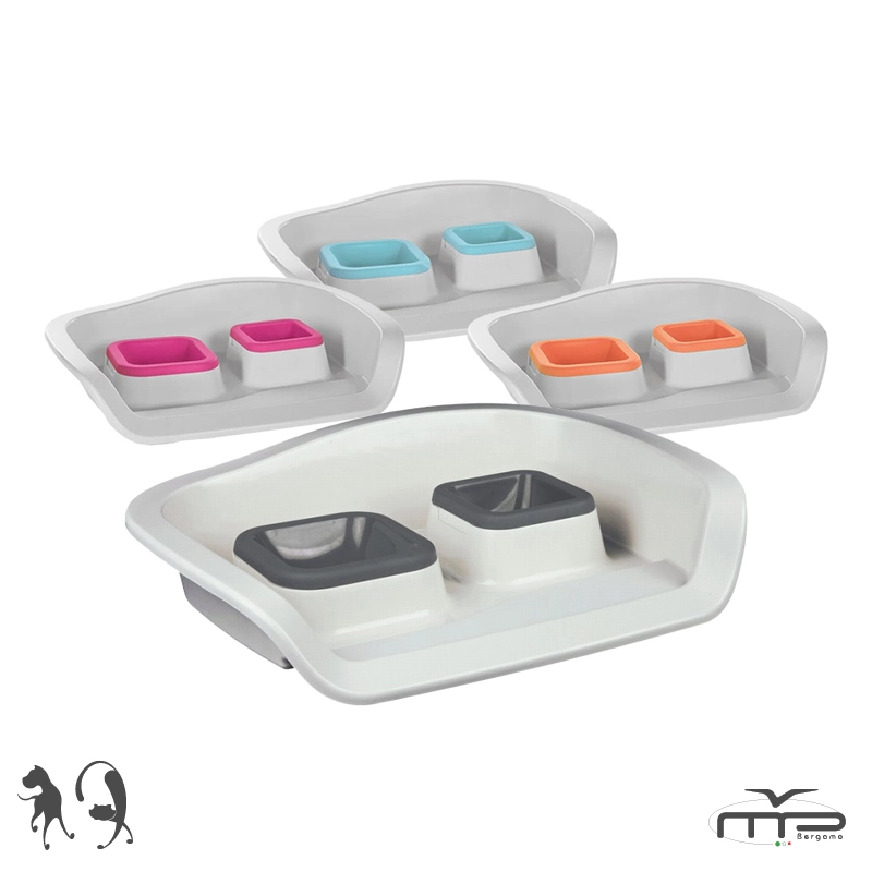 Mp Sıçratmayan Mama/su Kabı Nembo İkili 0,3+0,25l - 1