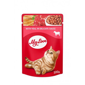 My Love Dana Etli Soslu Yaş Kedi Maması 100 GR