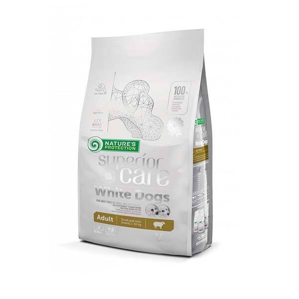 Nature's Protection Tahılsız %78 Hayvansal Proteinli Kuzulu Küçük Irk Beyaz Köpek Maması 10 Kg - 1