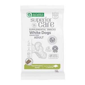 Natures Protection White Dog Snacks Beyaz Tüylü Ağız Diş Sağlığı Tahılsız Köpek Ödülü 150 Gr