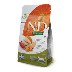 N&D Pumpkin Balkabaklı, Ördek Etli ve Kavunlu Yetişkin Kedi Maması 5 kg