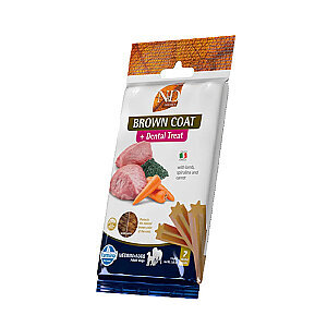 N&D Brown Coat Kuzu Etli Spirulina ve Havuçlu Orta ve Büyük Irk Köpek Ödül Maması 100 gr - 2