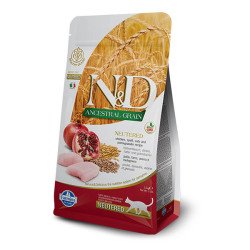 N&D Düşük Tahıllı Tavuklu ve Narlı Kısırlaştırılmış Kedi Maması 1.5 Kg