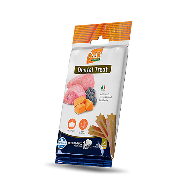 N&D Kuzulu Bal Kabaklı ve Yaban Mersinli Orta ve Büyük Irk Yetişkin Köpek Ödül Maması 100gr - 1