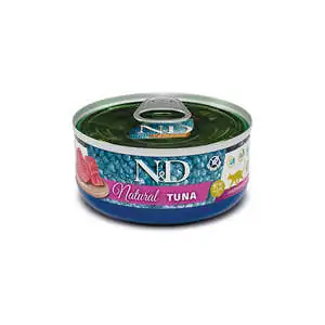 N&D Natural Ton Balıklı Kedi Konservesi 80 gr