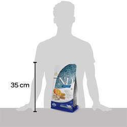 N&D Ocean Düşük Tahıllı Morina Balıklı ve Portakallı Yetişkin Kedi Maması 1.5 kg - 2