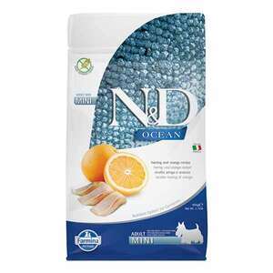 N&D Ocean Ringa Balıklı ve Portakallı Küçük Irk Yetişkin Köpek Maması 800 gr