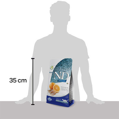 N&D Ocean Ringa Balıklı ve Portakallı Yetişkin Kedi Maması 1.5 kg - 2