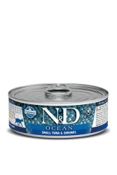 ​N&D Tahılsız Ocean Small Ton Balığı Karidesli Kedi Yaş Maması 70 GR