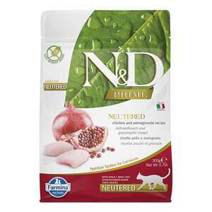 N&D Prime Tahılsız Tavuklu ve Narlı Kısırlaştırılmış Kedi Maması 300 gr