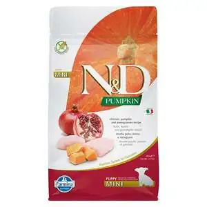 N&D Balkabaklı Tavuklu Narlı Yavru Köpek Maması Mini 800 GR